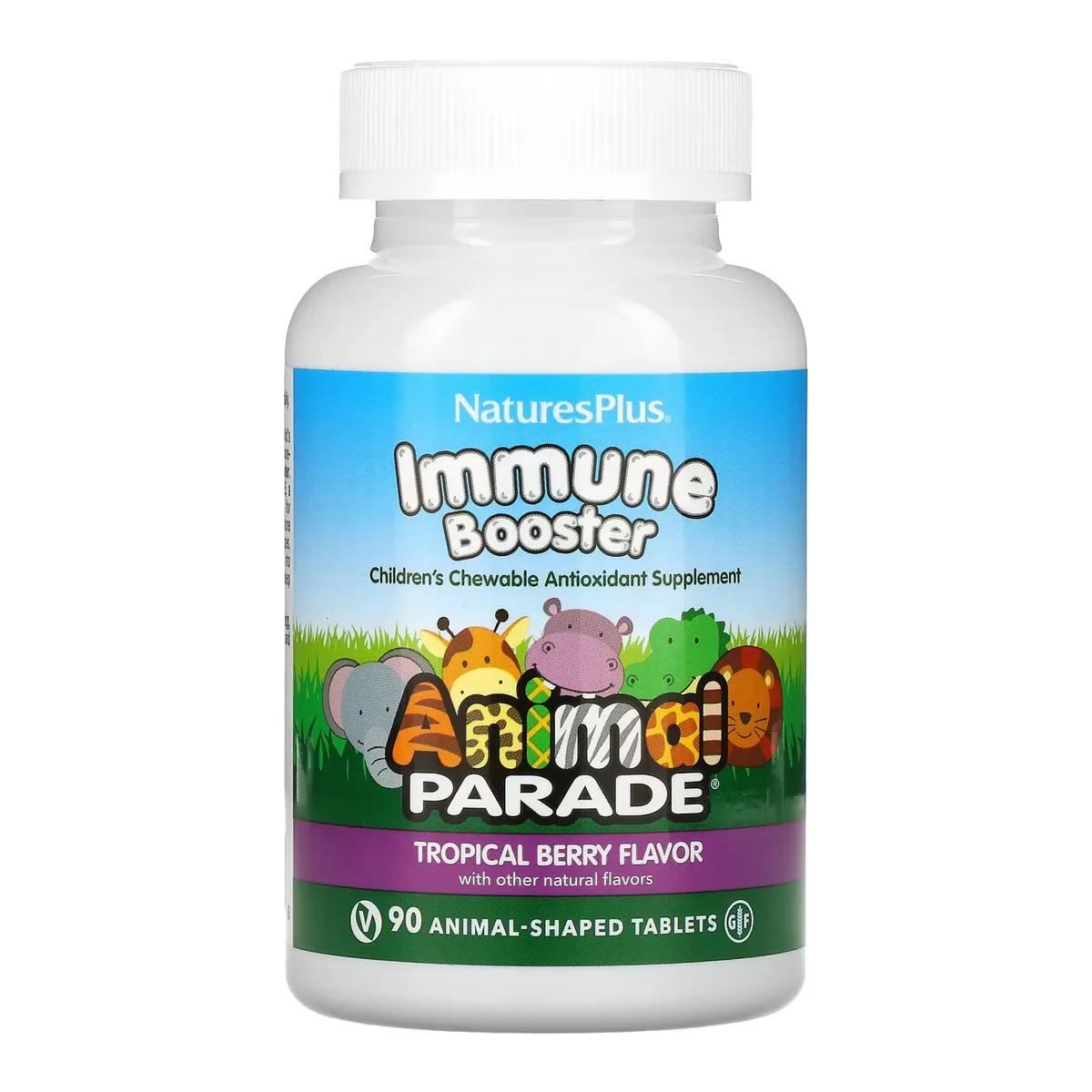Kids Immune Booster Chewable Nature's Plus 90 табл жевательные таблетки тропические ягоды