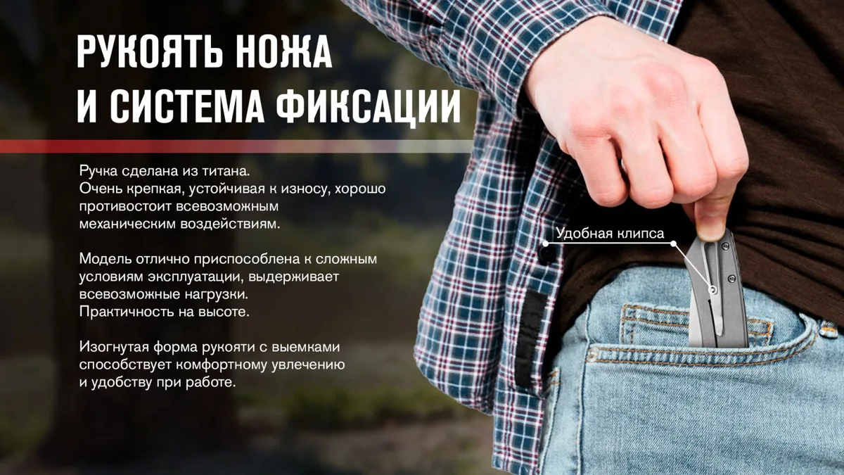 Ніж Ganzo складаний титановий S35VN 85 мм сірий