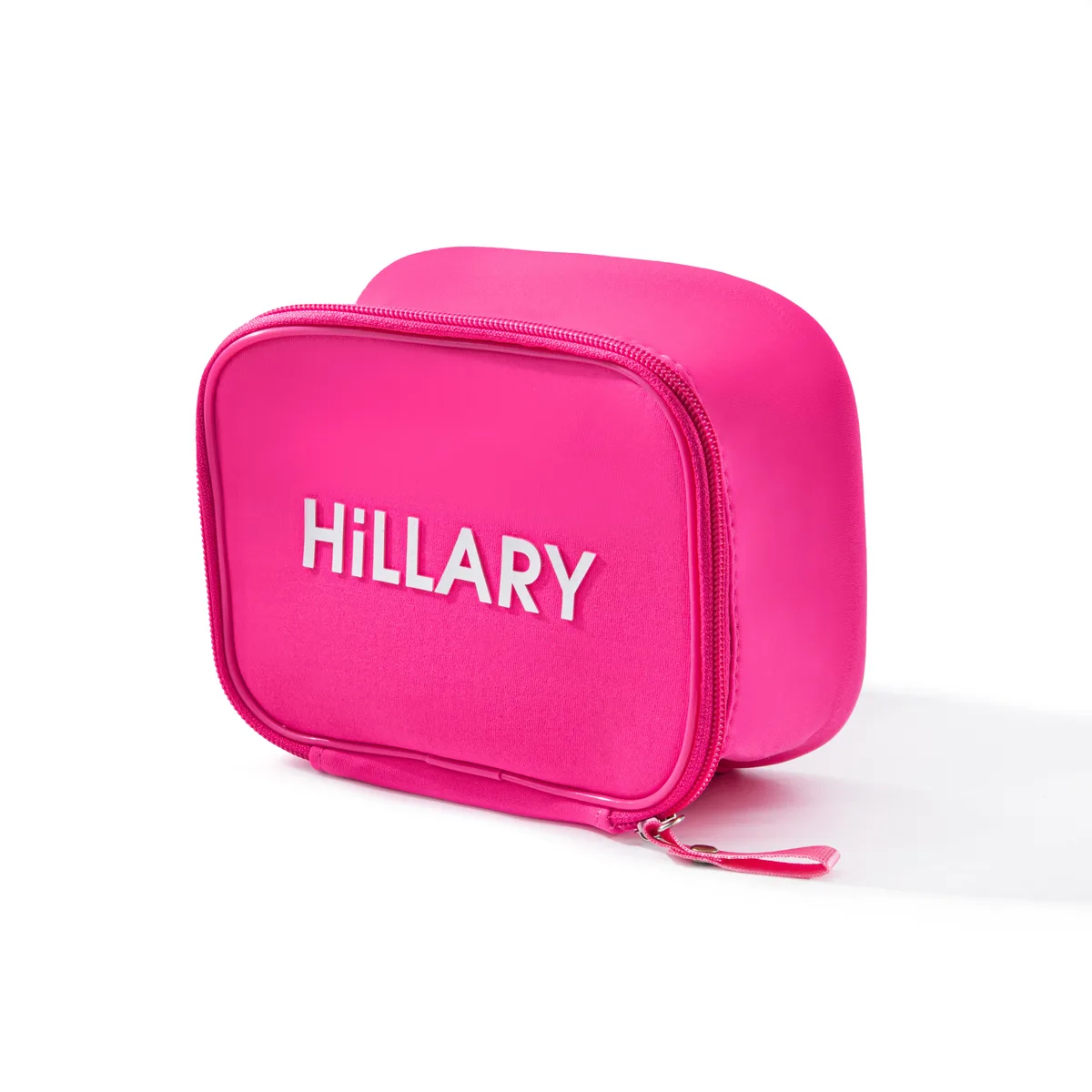 Косметичка розовая Hillary Pink Bliss для косметики и путешествий из неопрена 17х12 см