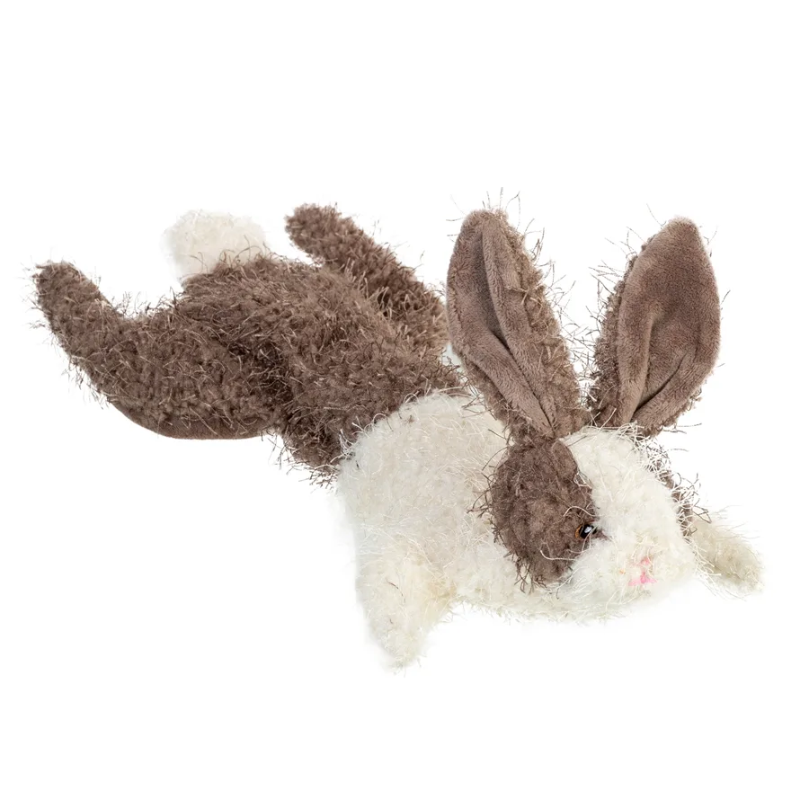 Іграшка для собак Заєць 47 см текстиль з пищалкою GiGwi Plush Friendz