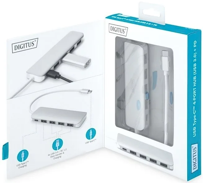 Хаб DIGITUS USB-C > 4xUSB-A/USB-C