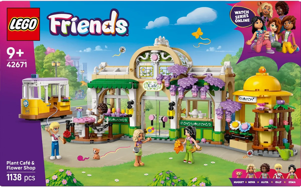 Конструктор LEGO Friends Кав'ярня пластикова різнокольорова 9+