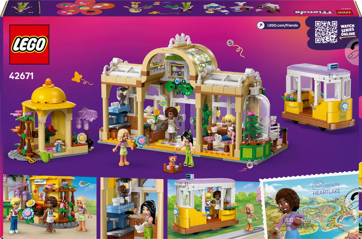 Конструктор LEGO Friends Кав'ярня пластикова різнокольорова 9+