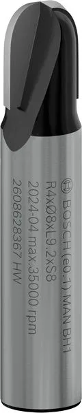 Фреза фасонна Bosch Professional Std S8 R4 D8 L9.2