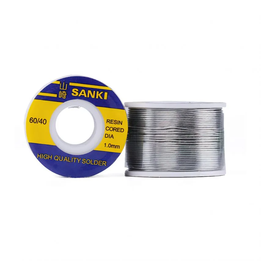 Припій Sanki 1 мм 250 г Sn 60 Pb 40 канифольний галогеновий
