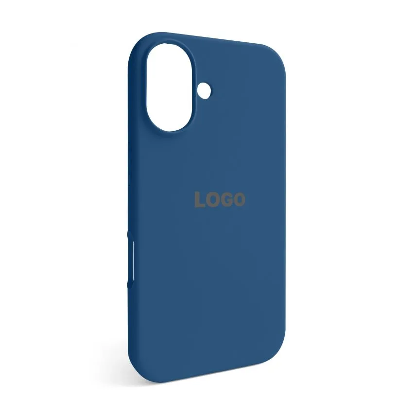 Чохол силіконовий для Apple iPhone 16 65 синій