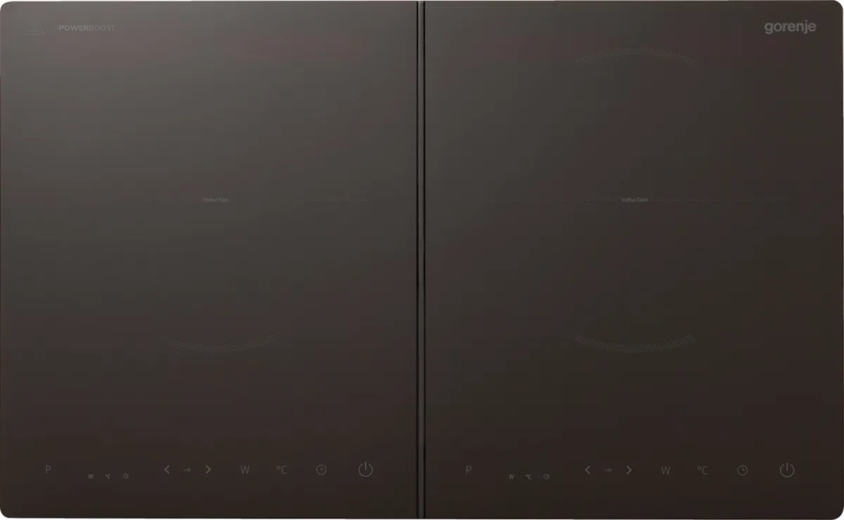 Індукційна плитка Gorenje 2 конфорки 2000 Вт чорна 57,5х36 см склокераміка