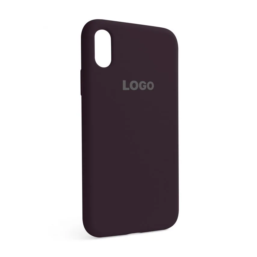 Чохол Silicone Case для Apple iPhone фіолетовий силіконовий