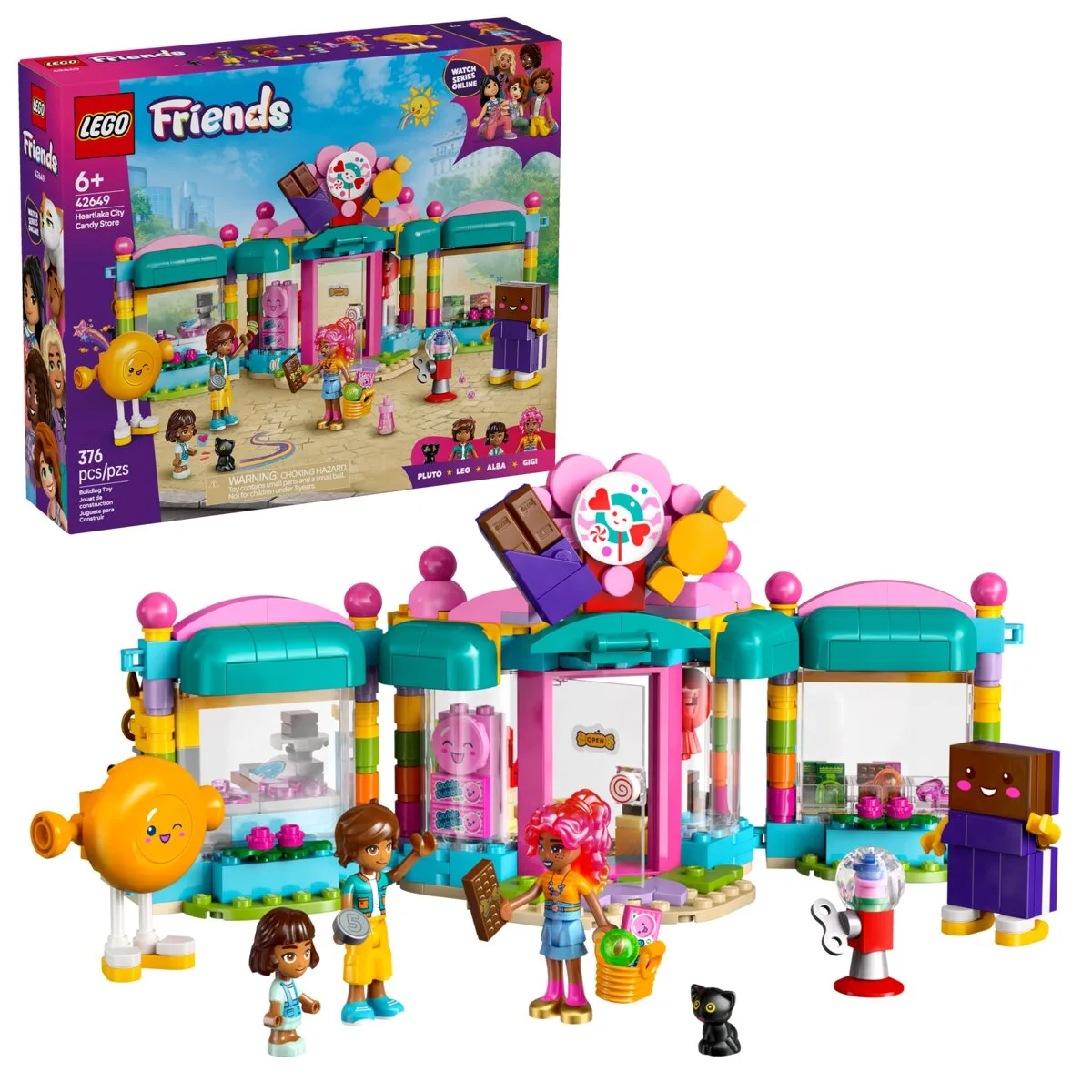 Конструктор LEGO Friends цукерня 6+ різнокольоровий