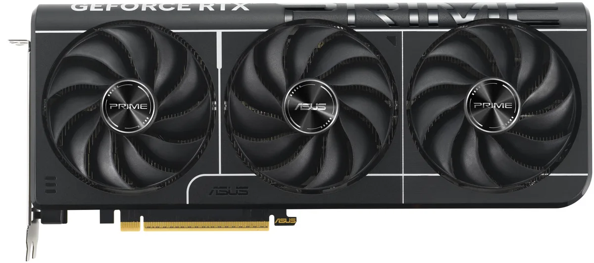 Відеокарта ASUS GDDR7 16GB 256 біт 3 вентилятори активне охолодження