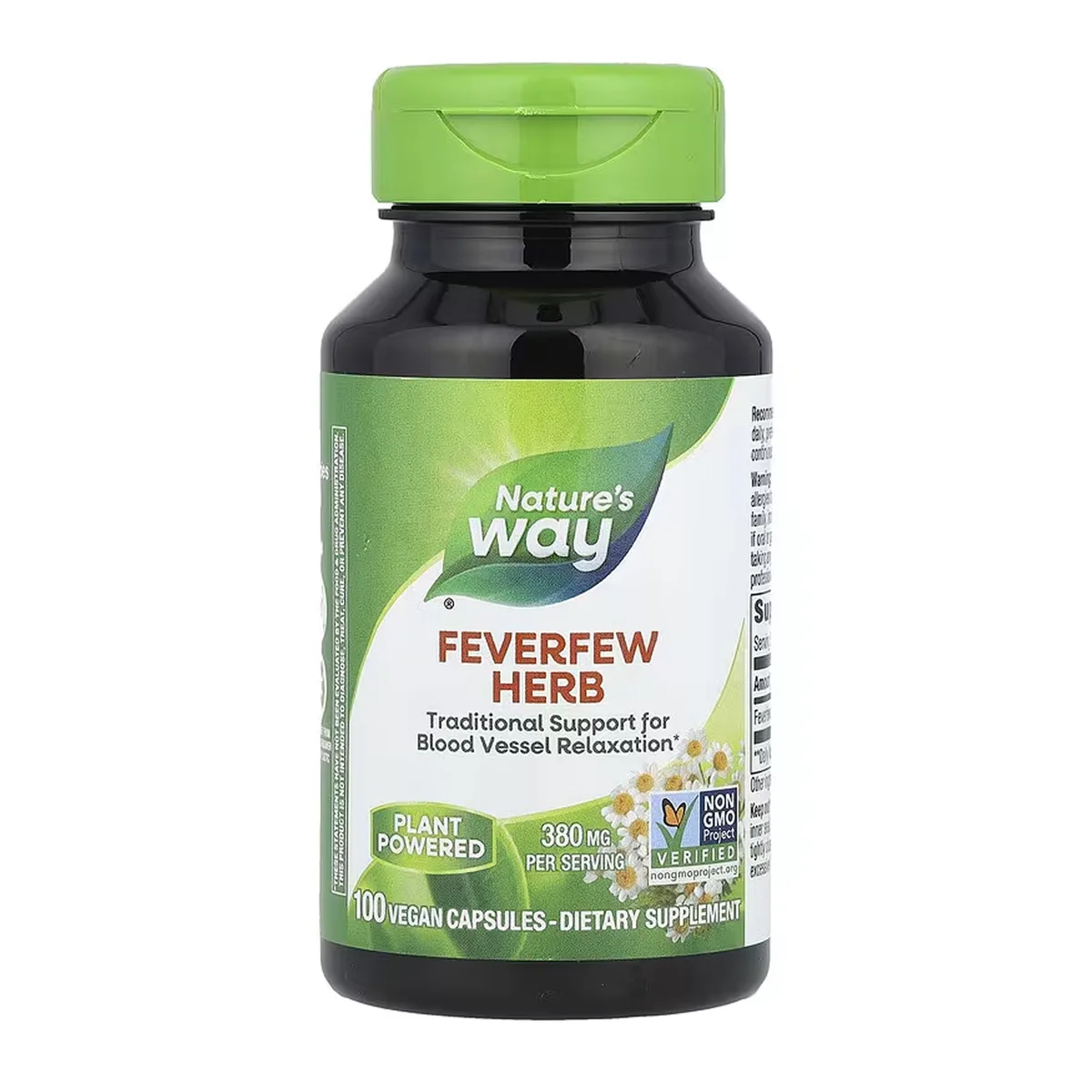 Feverfew Herb Nature's Way веганські капсули 100 вегетаріанських капсул