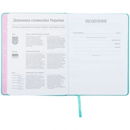 Шкільний щоденник Kite PU обкладинка для учнів з розкладом