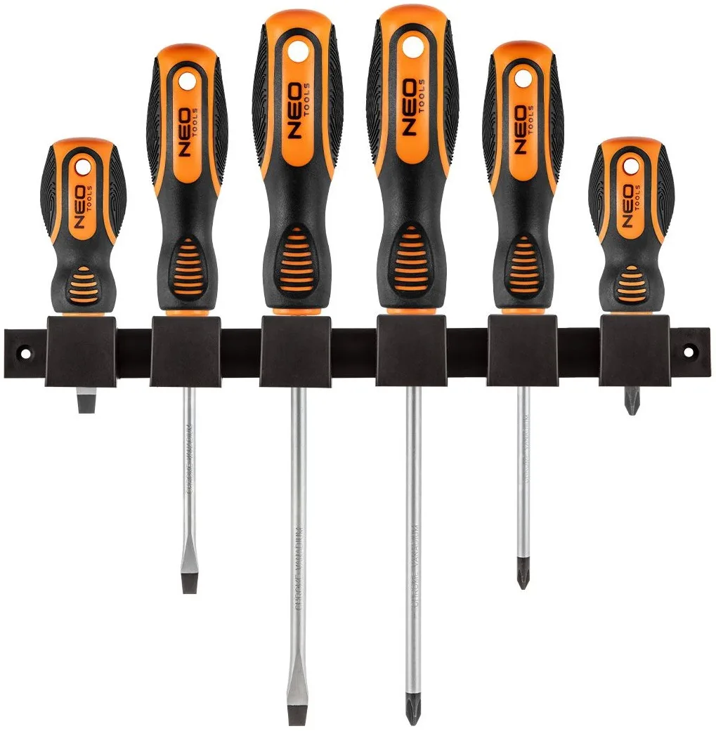 Набір викруток Neo Tools SL, PH, CrV сталь, 6 штук.