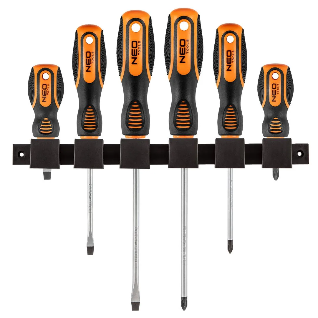 Набір викруток Neo Tools SL, PH, CrV сталь, 6 штук.