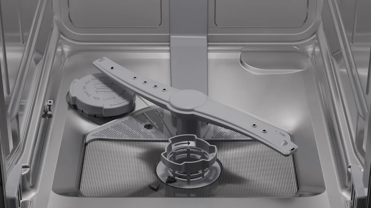Встраиваемая посудомоечная машина Bosch, на 9 комплектов, класс энергоэффективности F, 45 см, белая