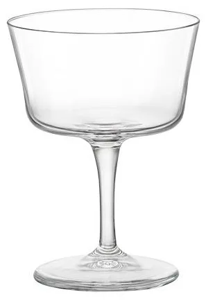 Набір скляних коктейльних келихів Bormioli Rocco Bartender Fizz, 220 мл, висота 124 мм, 6 штук, прозоре скло.
