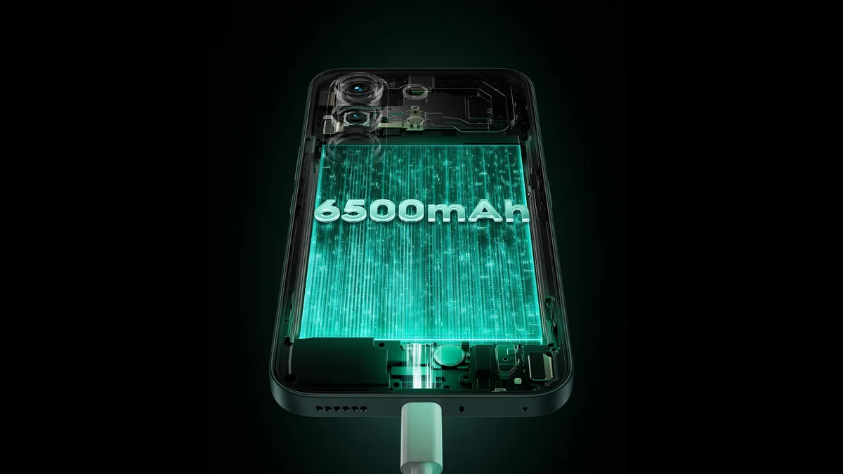 Смартфон TECNO 6,78" AMOLED 8ГБ 256ГБ 2SIM 6500мАгод Nebula Titanium