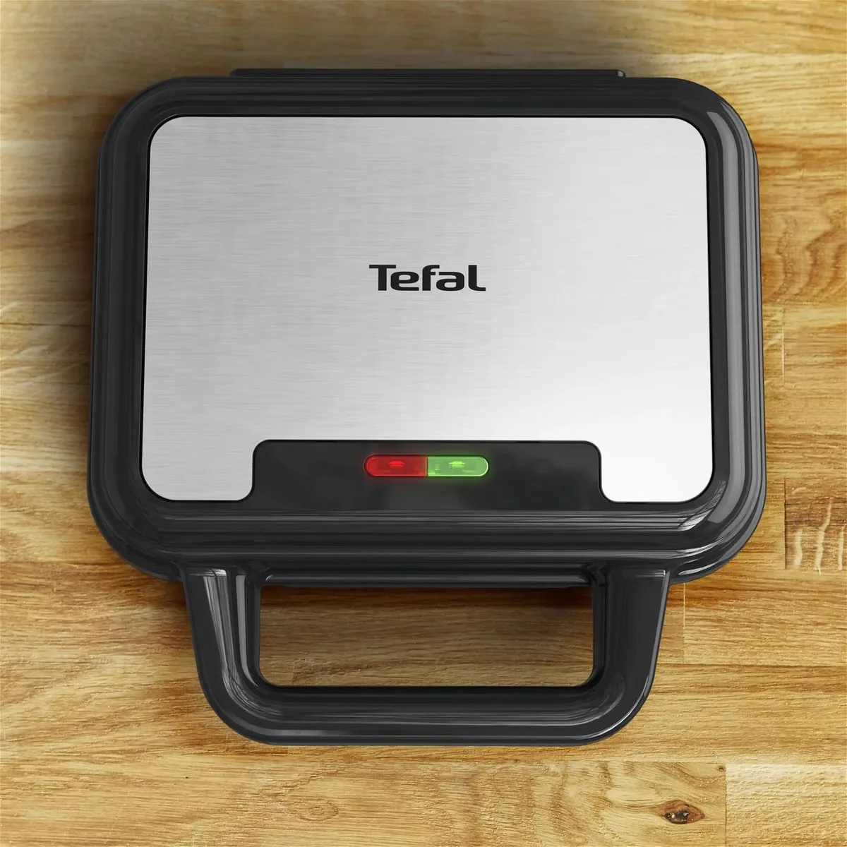 Мультимейкер Tefal метал 23х23х9 см чорно-сірий 700Вт з антипригарним покриттям
