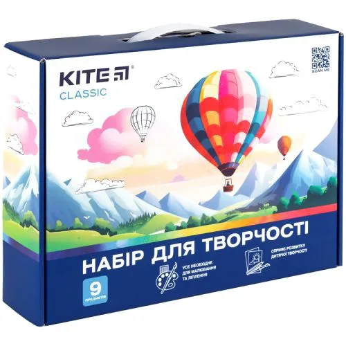 Набор для творчества Kite для рисования и лепки с фломастерами.