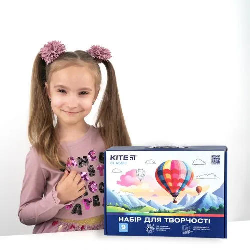 Набор для творчества Kite для рисования и лепки с фломастерами.