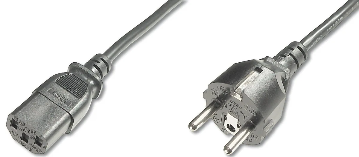 Кабель живлення DIGITUS Schuko > C13, 1.2м, чорний