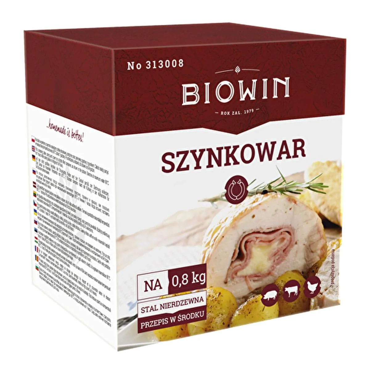 Прес для шинок Browin нержавіюча сталь 0,8 кг 12 см 13,5 см