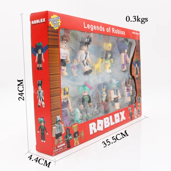 Игровые фигурки Roblox набор из 9 фигурок пластик 35,5х24х4,4 см разные цвета