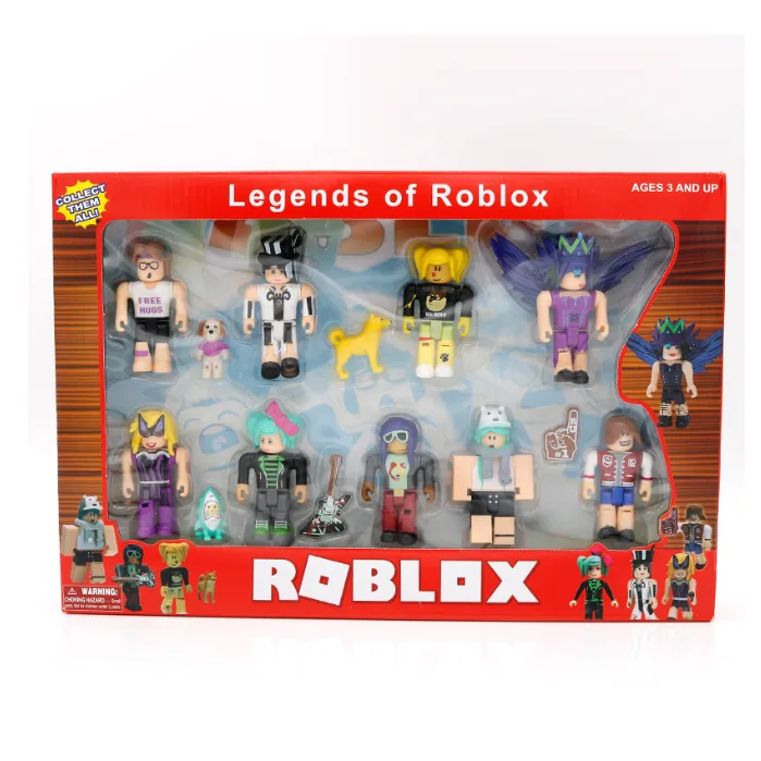 Игровые фигурки Roblox набор из 9 фигурок пластик 35,5х24х4,4 см разные цвета