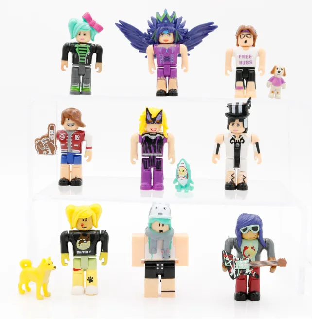 Игровые фигурки Roblox набор из 9 фигурок пластик 35,5х24х4,4 см разные цвета