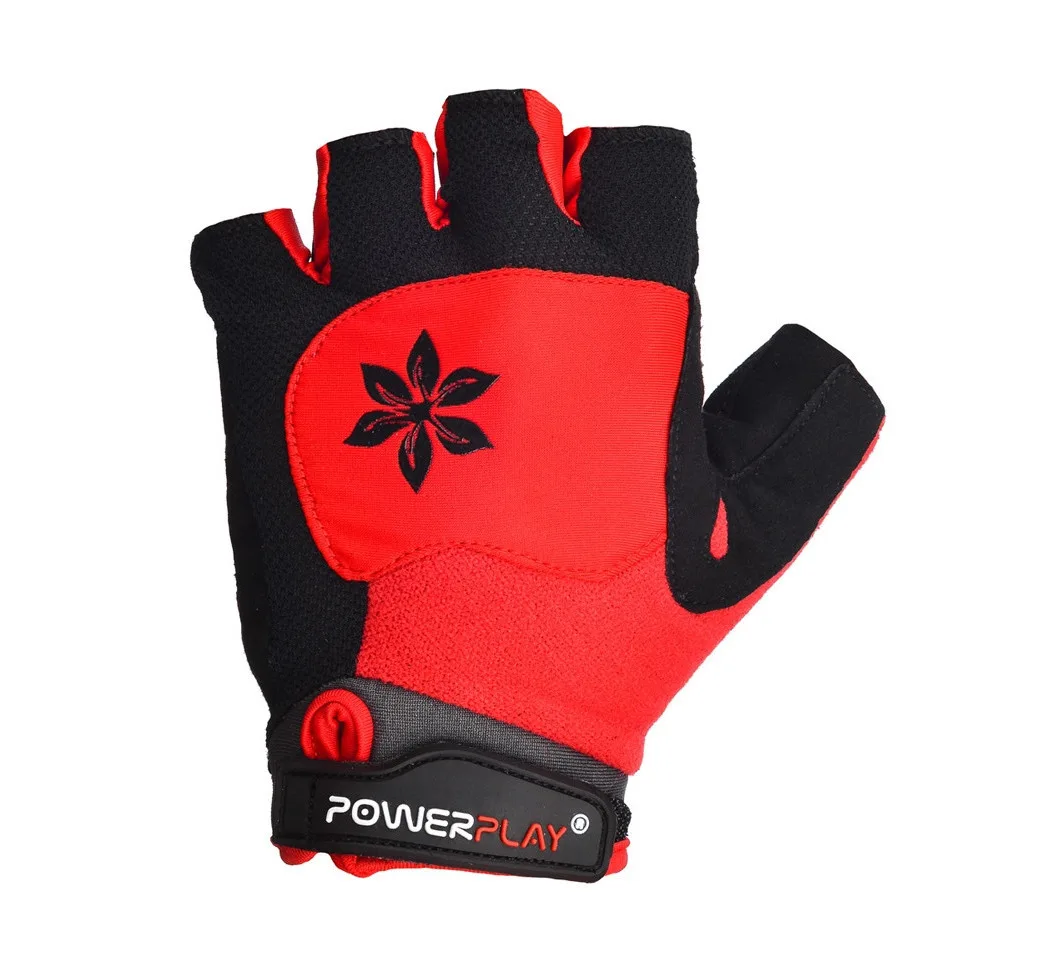 Велорукавички жіночі Active Point комбіновані XS червоні