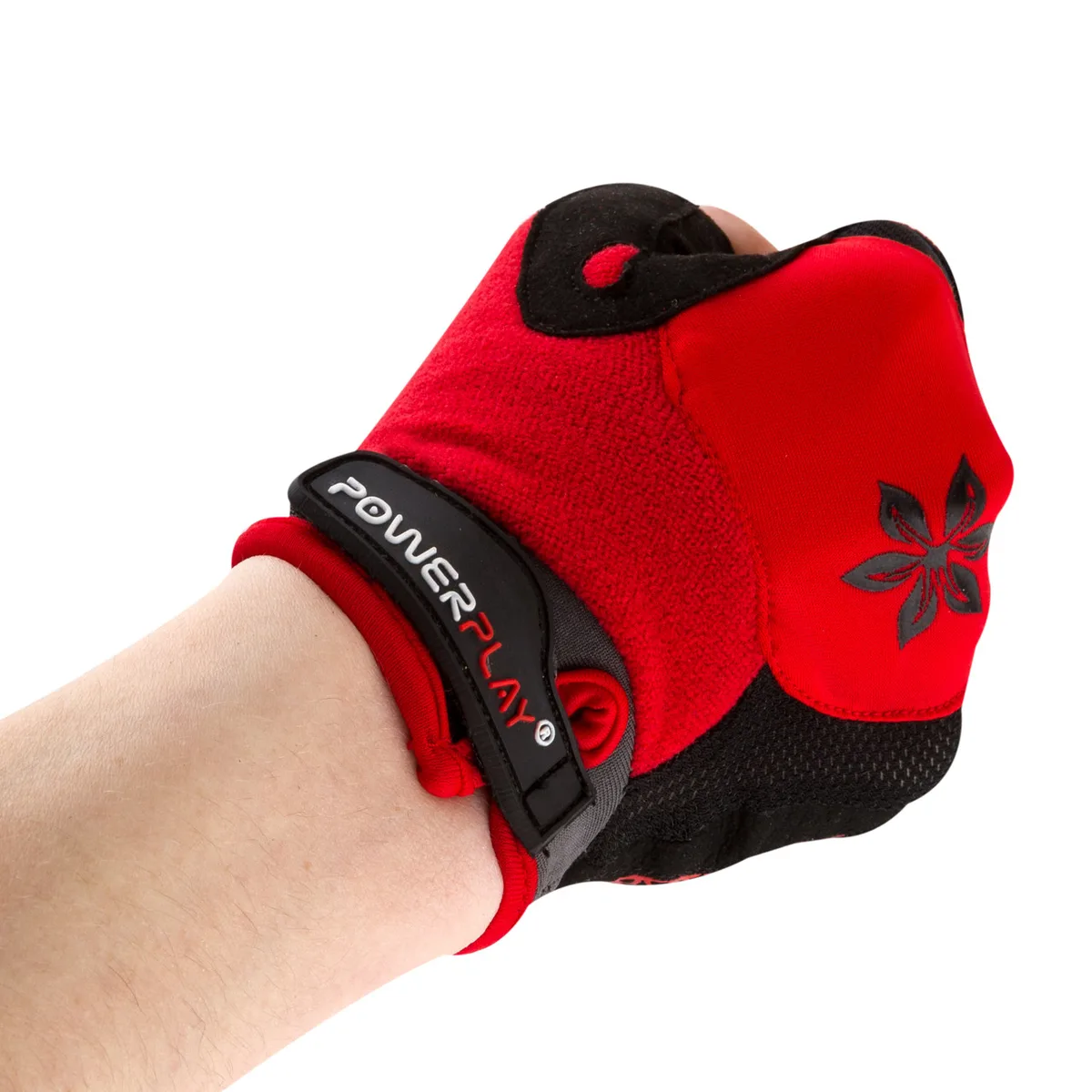 Велорукавички жіночі Active Point комбіновані XS червоні