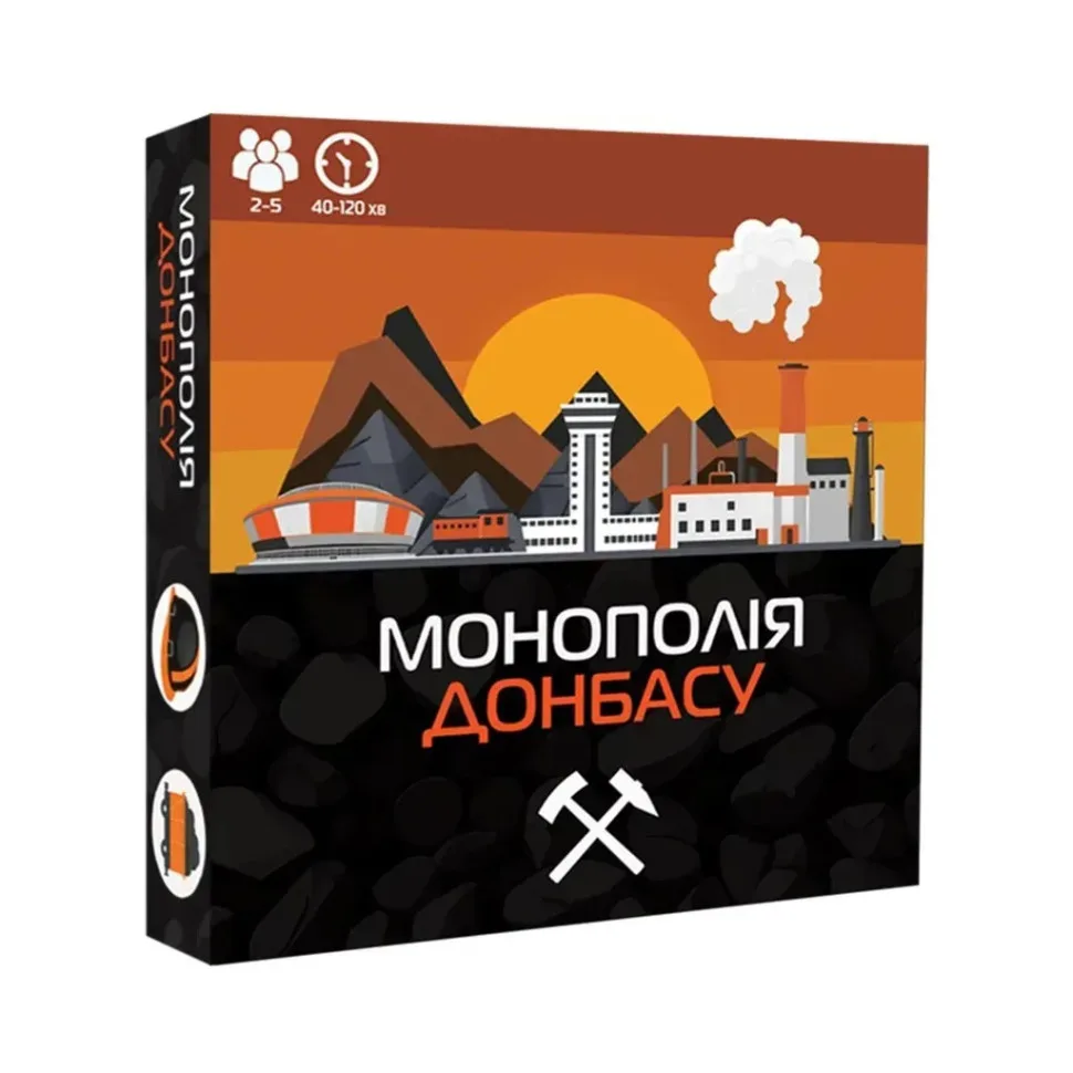 Настільна гра Монополія Донбасу PlayRoom для 2-5 гравців, ігрове поле 45-120 хв