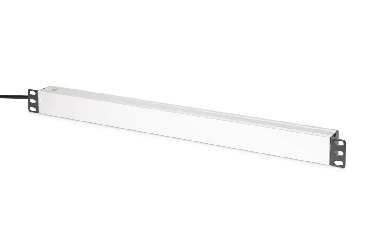 Пристрій розподілу електроживлення DIGITUS 0U, 9xSchuko, 16A, 250V, фільтр, захист, вилка Schuko