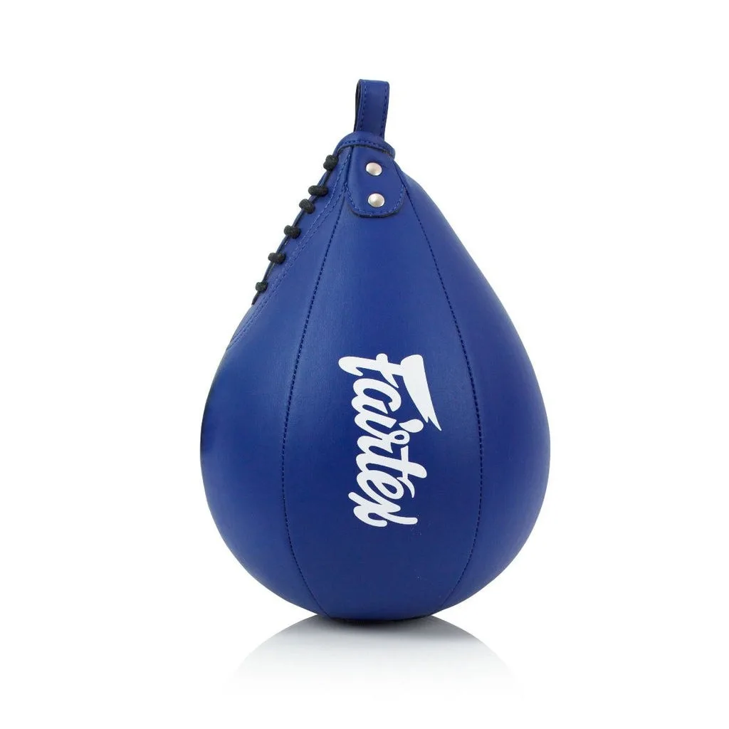 Пневмогруша боксерська Fairtex штучна шкіра 5 дюймів синя