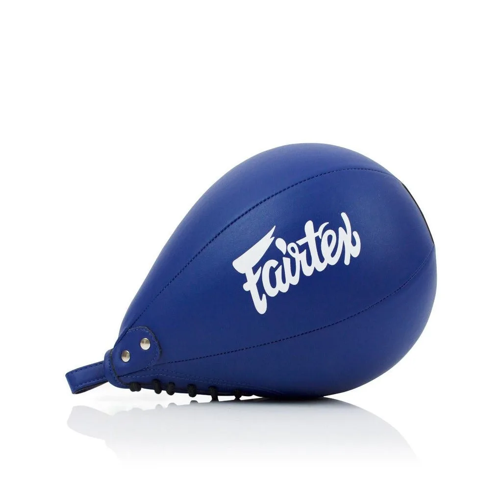Пневмогруша боксерська Fairtex штучна шкіра 5 дюймів синя