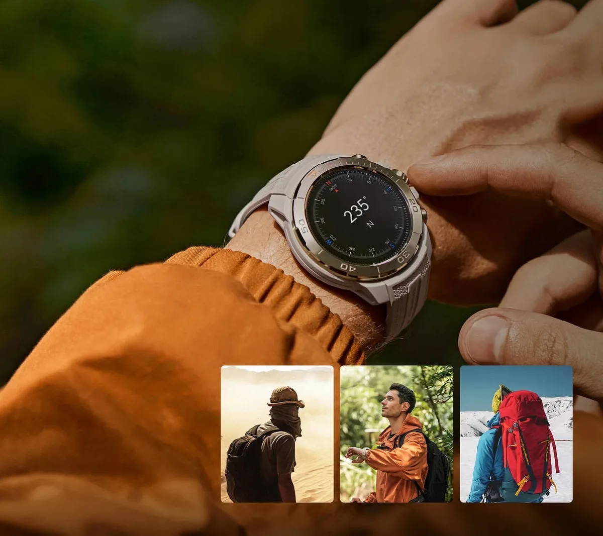 Смарт-годинник Mibro пісочно-білий AMOLED 1.32" 10 ATM 20 днів автономності
