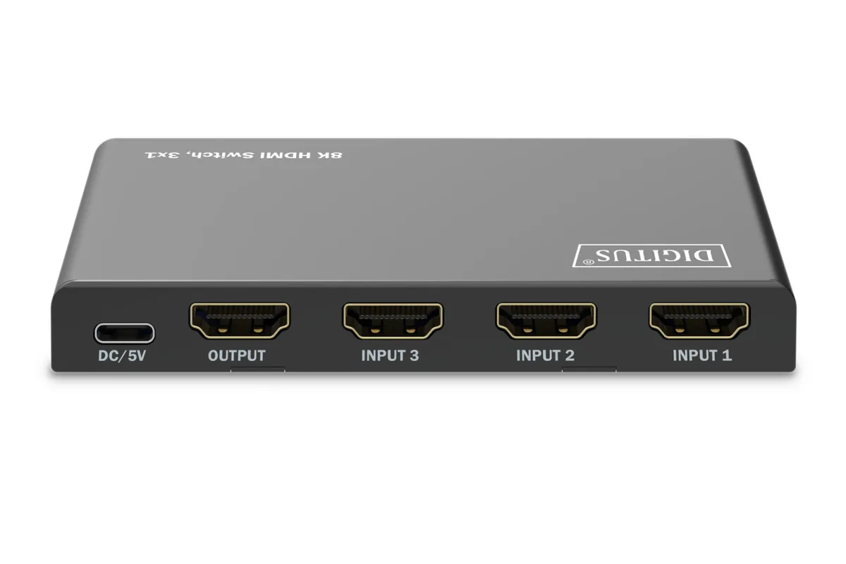Відеокомутатор DIGITUS UHD HDMI (INx3 - OUTx1), 8K