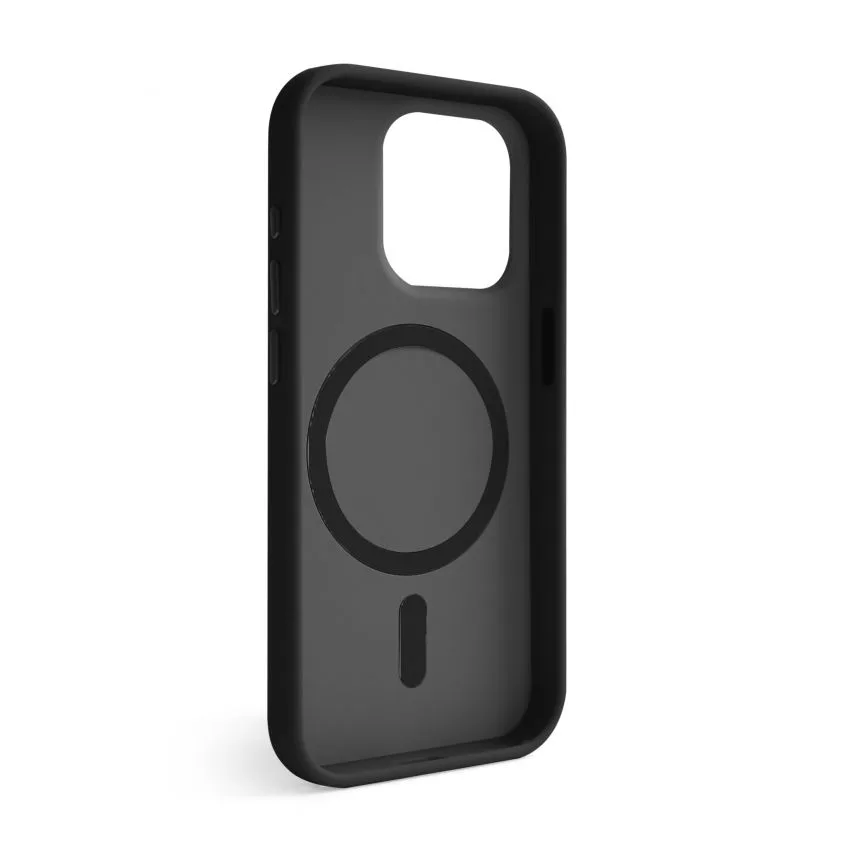 Чохол Soft Matte MagSafe TPU PC чорний для iPhone 16 Pro Max