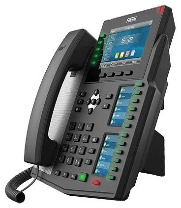 Телефон IP Fanvil X6U 2xGE LAN, 1xUSB-A, BT4.2, SIP, VPN, PoE, 4.3" кольоровий екран