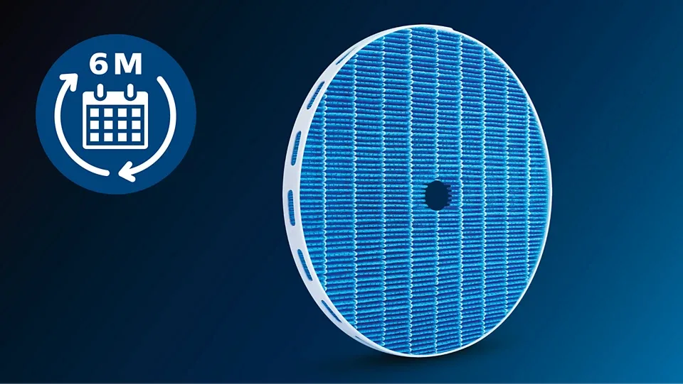 Зволожуючий фільтр Philips для зволожувача NanoCloud 6 місяців Білий