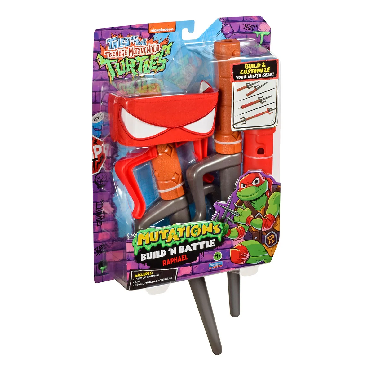 Набор игрушечного оружия TMNT Кинжалы-сай 41х22 86 см полимерные материалы