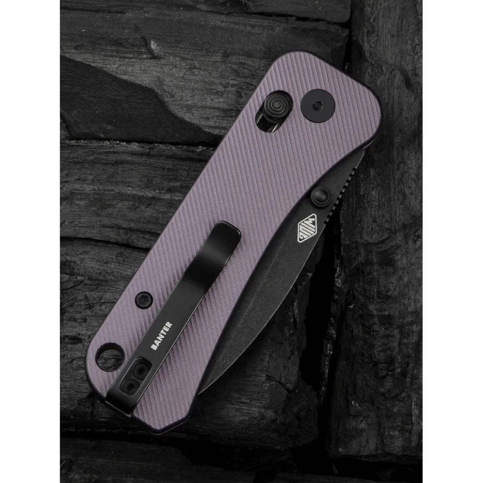 Ніж складаний Weknife алюмінієвий 169,2 мм фіолетовий CPM-S35VN