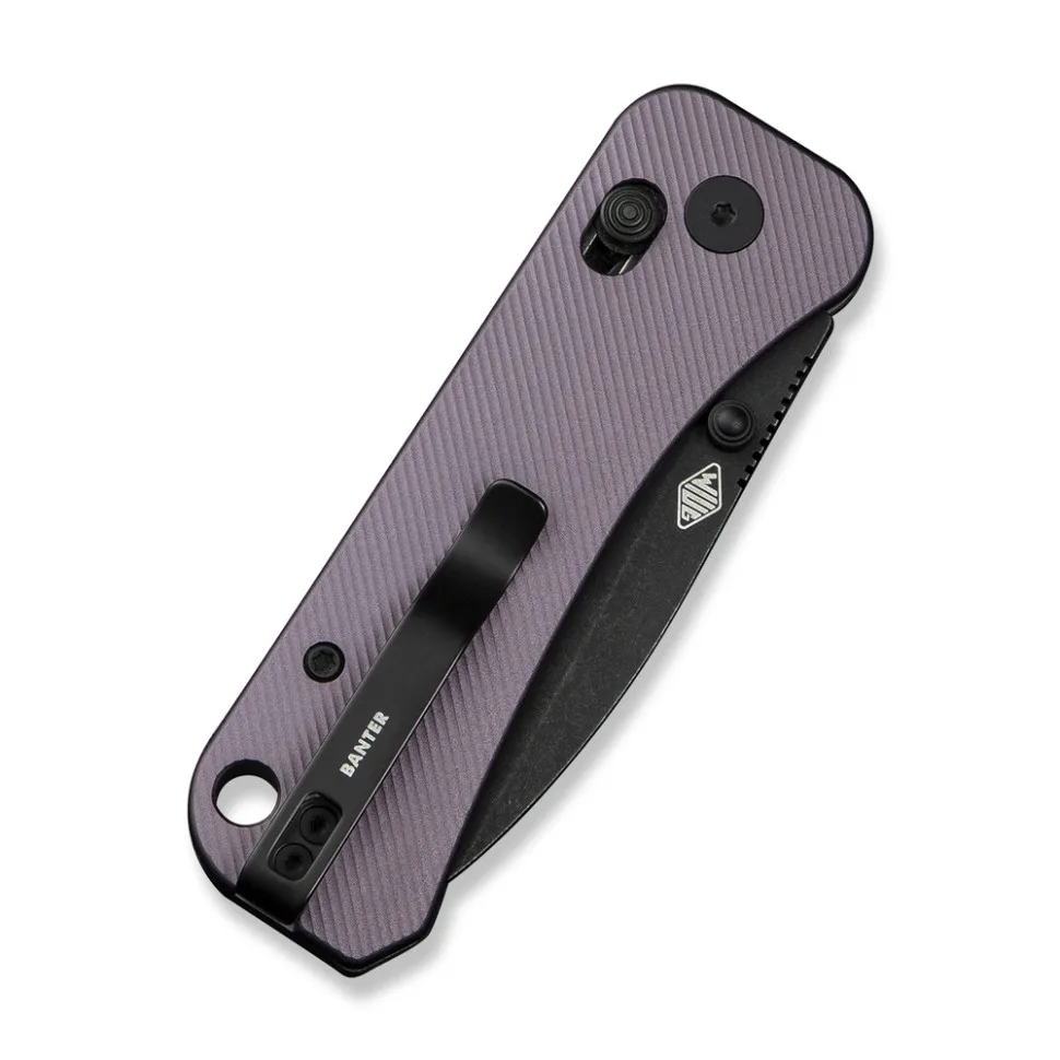 Ніж складаний Weknife алюмінієвий 169,2 мм фіолетовий CPM-S35VN