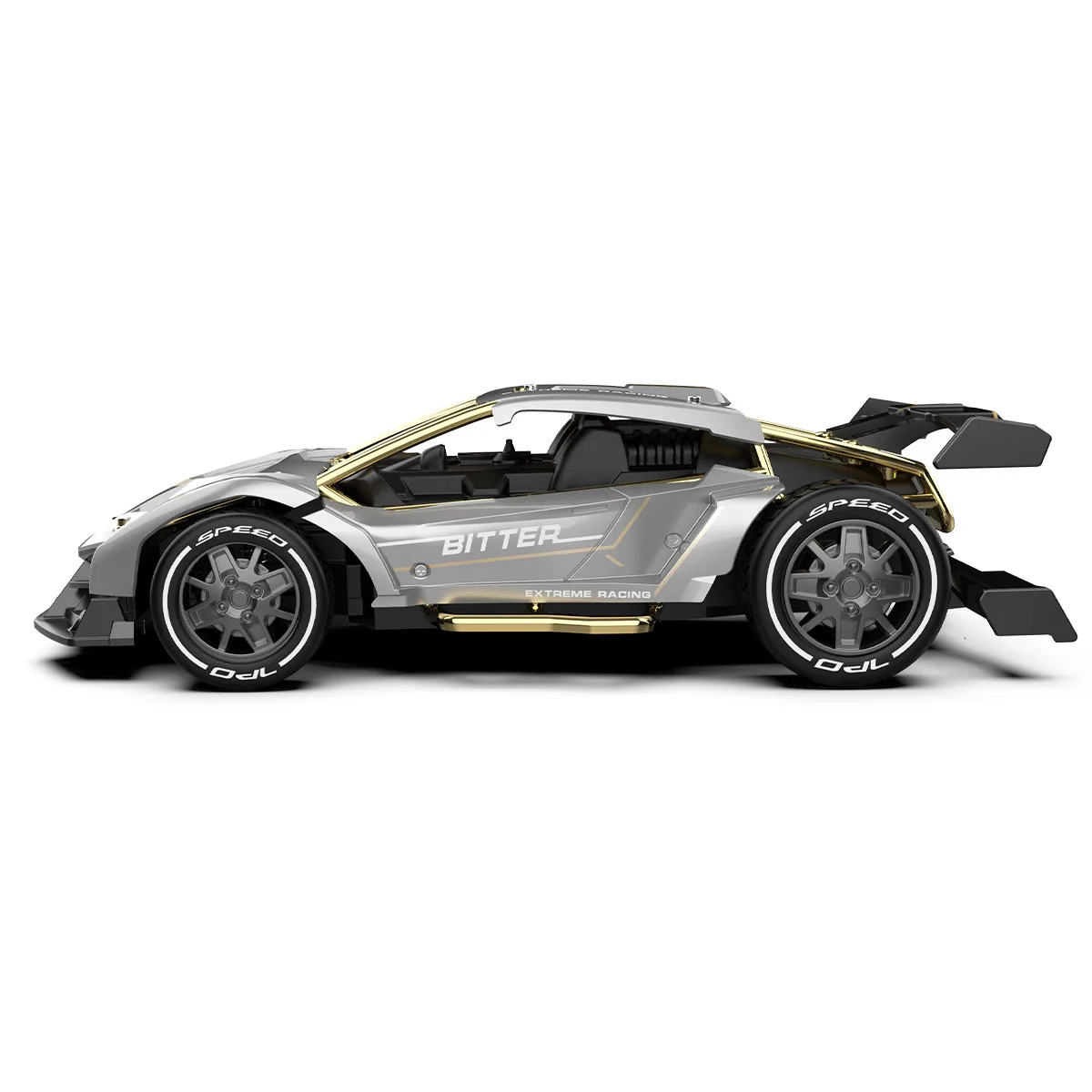 Автомобиль KS Drive р/к 20х9,5х5 см комбинированные материалы серебристый