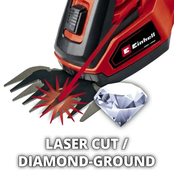 Аккумуляторные ножницы Einhell GE-CG 18/100 Li-Solo 18В PXC, 10 см, с шагом реза 8 мм, вес 106 кг, без батареи и зарядного устройства
