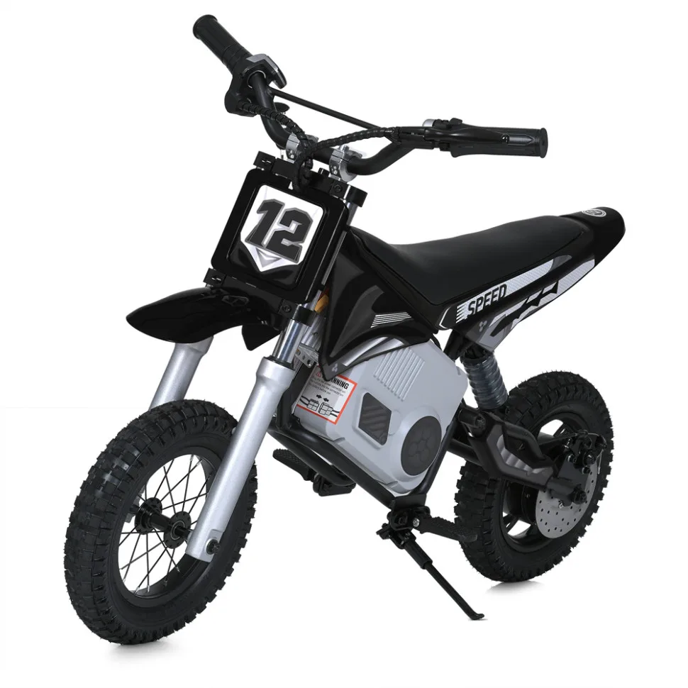 Дитячий електромобіль Bambi Racer екокожа 110 см чорний