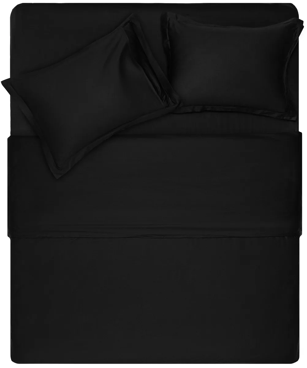 Підковдра ARDESTO Mix  Match Premium, 160х220 см, 100% бавовна, сатинова, чорного кольору.