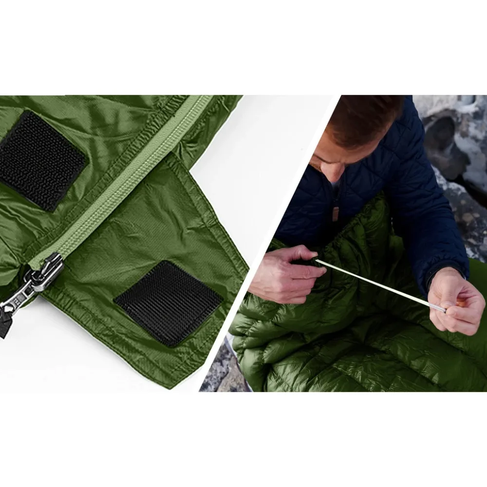 Спальний мішок Naturehike нейлон 190х72 см зелений