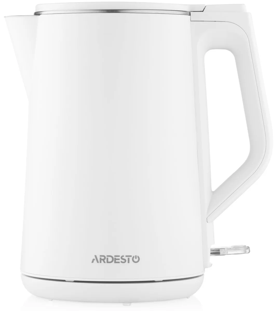 Электрочайник ARDESTO 15л, Strix, с двойными стенками, белый глянцевый