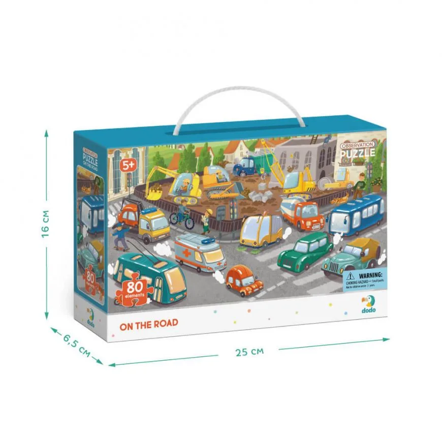 Дитячий пазл обсерваційний DoDo Toys картон 80 ел. багатошаровий